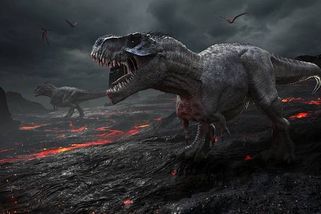 Jaké byly poslední dny dinosaurů po pádu asteroidu: obří tsunami i hořící vzduch